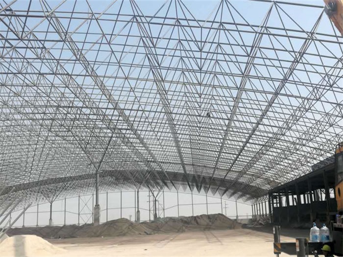 长沙钢厂料仓网架工程
